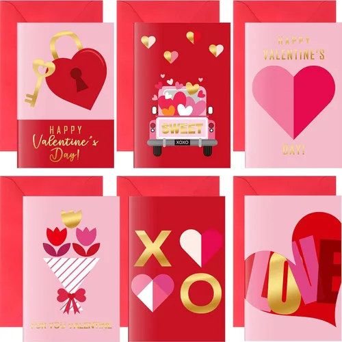 Vista 13 de Crtiin Juego de 240 tarjetas para el Día de la Madre a granel 2026 tarjetas de felicitación florales para madre con sobres rosados, 6 diseños