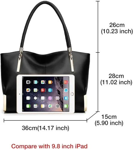 Vista 2 de FOXER Totes de cuero y carteras 2 PCS Set