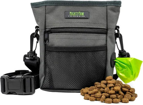 Vista 10 de Bolsa de golosinas para perros Mighty Paw Cierre magnético sin derrame - Bolsas con manos libres para entrenamiento - Bolsas de golosinas