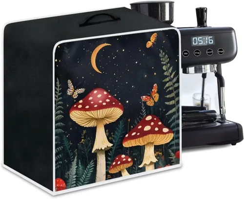 Vista 58 de Cubiertas antipolvo para máquina de café cruzado con bandera estadounidense, para mezclador, máquina de jugo, mantiene la cocina y la oficina