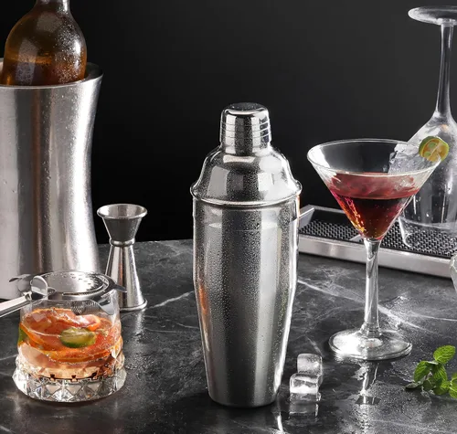 Vista 7 de New Star Foodservice 48414 Coctelera de acero inoxidable, 25 oz