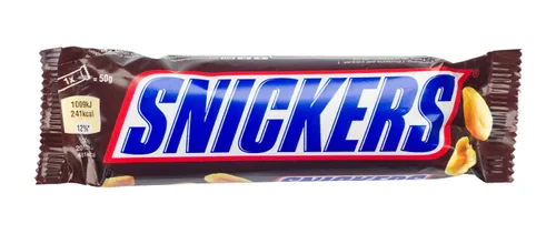 Vista 2 de Snickers Barra Individual de Chocolate, 48 barras de 1.86 oz cada una.