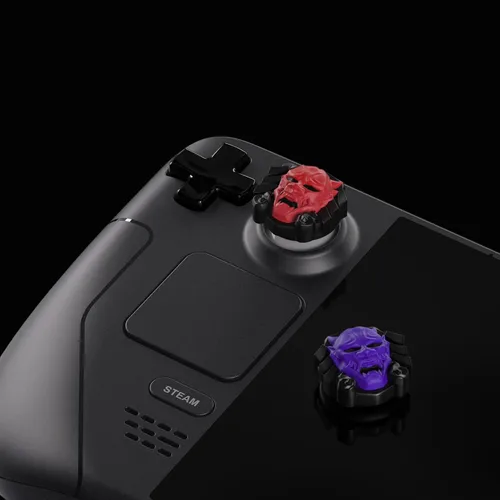 Vista 12 de PlayVital Halloween Thumb Grip Caps for Steam Deck LCD, Silicone Thumbsticks Grips Joystick Caps for Steam Deck OLED - Little Devils