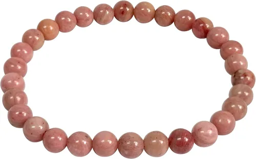 Vista 370 de Gem Avenue Handmade Round Bead Stretch Bracelet Unisex Natural Stone Beaded Jewelry for Men & Women, Elastic Wristband for Daily Wear