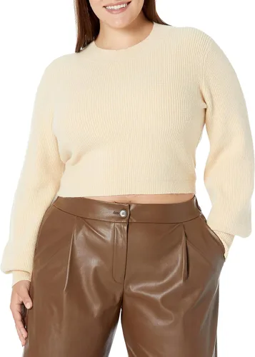 Vista 4 de The Drop Suéter Leonel con cuello alto y espalda abierta para mujer