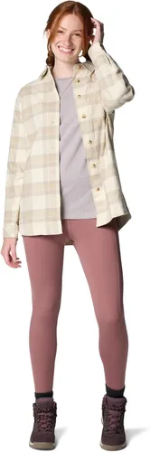 Vista 4 de Columbia Camisa de franela Holly Hideaway para mujer Tartán de búfalo de tiza
