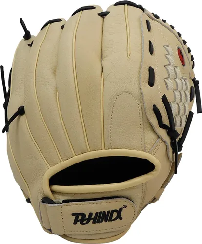 Vista 3 de PHINIX Guantes de béisbol y sóftbol de piel de cerdo de 12 1/2 pulgadas