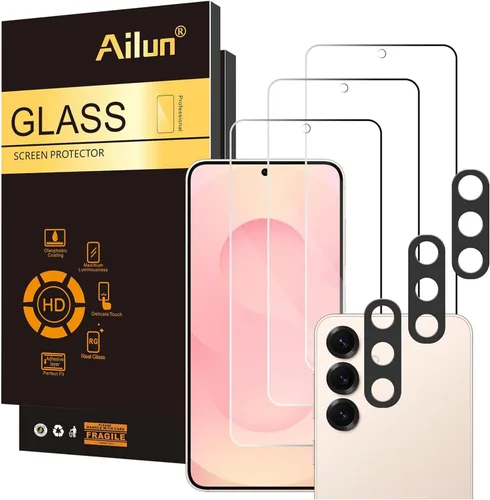 Vista 7 de Ailun - Protector de pantalla de privacidad y protector de lente de cámara para Galaxy S25 Edge