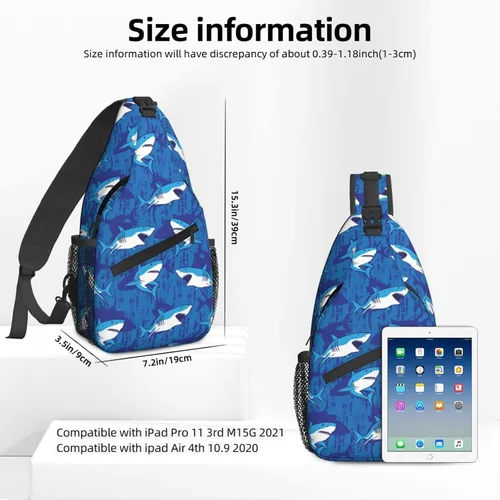 Vista 2 de Mochila bandolera para el pecho, bolsa de hombro, gimnasio, ciclismo, viajes, senderismo, mochila para hombres y mujeres.., MultiColor20, Mochilas