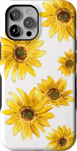 Vista 15 de Casely Funda para iPhone 12 Pro Max Always Vibing Retro Diseño protector audaz Diseño compatible con MagSafe