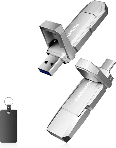 Vista 8 de 64GB Unidad Flash SSD-Grade USB C Hasta 450MB/s USB 3.2 Unidad Flash de Estado Sólido Tipo-A + Tipo-C Memoria Stick de Almacenamiento de Datos