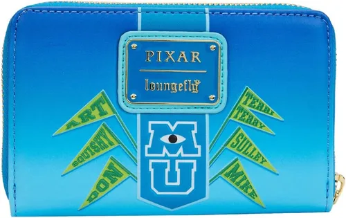 Vista 3 de Monster's University Scare Games - Cartera con cremallera, Multi, Loungefly Pixar Monsters University Scare Games - Cartera con cremallera