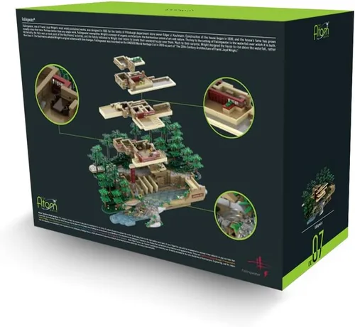Vista 5 de The Atom Brick Juego de construcción Fallingwater