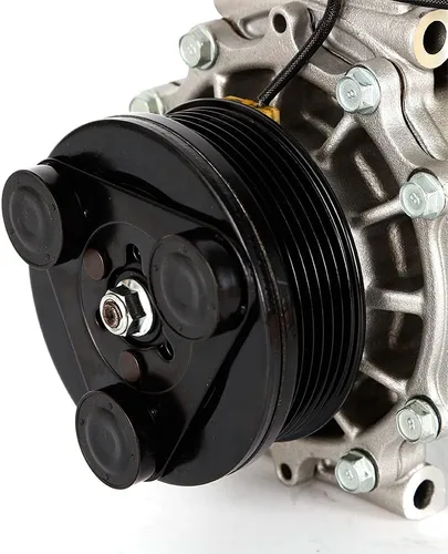 Vista 5 de Compresor de aire acondicionado con embrague para Mitsubishi Eclipse 2.4L 2000 2001 2002 2003 2004 2005 CO 10596AC A/C Aire acondicionado compresor