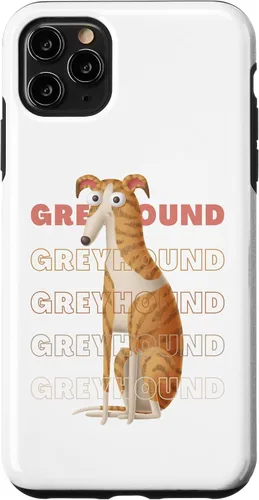Vista 13 de Greyhound Big Eyes Funny Cartoon Sighthound Lover Design Case for iPhone 17