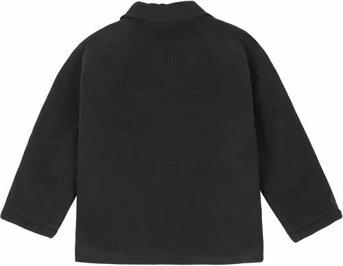 Vista 2 de ThCreasa Abrigo clásico de doble botonadura para niños, mezcla de lana, solapa de muesca para otoño e invierno