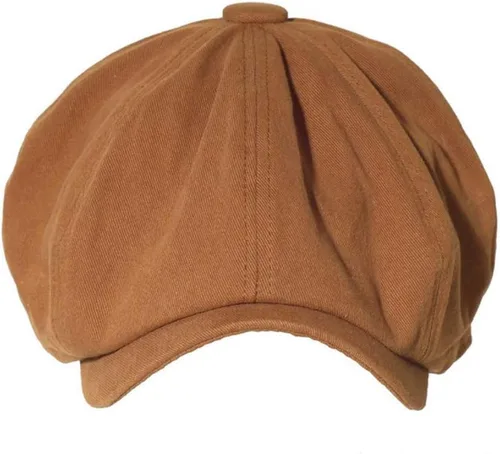 Vista 4 de CLAPE Clásico 8 paneles de algodón plana hiedra sombrero de conducción Newsboy Gorras Golf Cabbie Boina