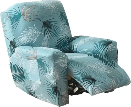 Vista 44 de Eco-Ancheng Fundas reclinables Lazyboy de 4 piezas, fundas para sofá reclinable, fundas antideslizantes para sillas reclinables, con bolsillos