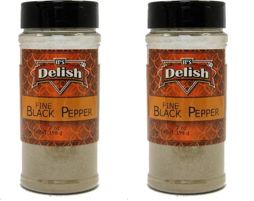 Vista 2 de Pimienta negra molida fina de Its Delish (1 lb)
