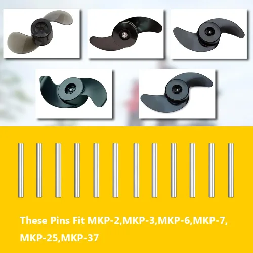 Vista 5 de Pasadores de apoyo para motor 2092600 – Funciona con motores Minn Kota – Piezas de repuesto para pasador de corte Minn Kota MKP-2 y MKP-3 – Paquete