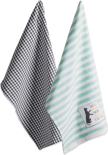 Vista 16 de DII Everyday Pets Kitchen Collection - Juego de toallas absorbentes de cocina, 18 x 28 pulgadas, Beware, 3