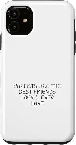 Vista 8 de iPhone XR Parents are the best friends you'll ever have Case