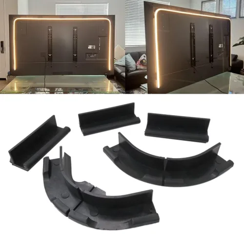 Vista 6 de Juego de 5 soportes de montaje para tira de luz de gradiente Philips Hue Play