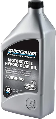 Vista 3 de Quicksilver 8M0128380 80W-90 Aceite para engranajes hipoides para motocicleta - 1 Qt.