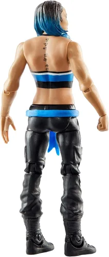 Vista 4 de WWE Mia Yim Basic Series #113 Figura de acción en escala de 6 pulgadas con articulación y anillo engranaje