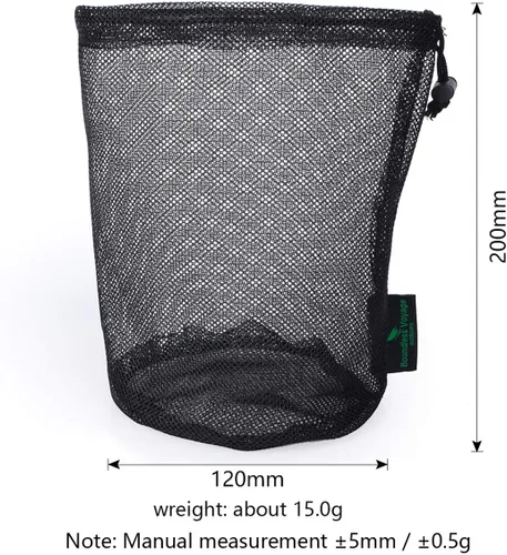 Vista 2 de iBasingo 510pcs bolsa de malla de nylon bolsa de cosas saco de golf olla al aire libre BVP01, L-5pcs, Viajar