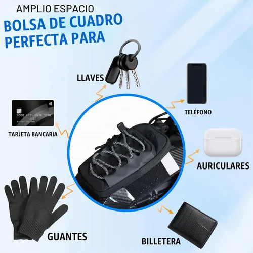 Vista 2 de Tool Front Frame Bag Sur Ron Storage Bag Electric Motorcycle Waterproof Reflective Design For Surron Light bee S/X Segway X160/X260 Talaria