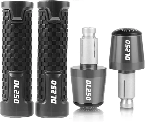Vista 10 de Motorcycle for Suzuki DL250 V-Strom 2017 2018 2019 2020 2021 7/8'' 22mm DL 250 VSTROM Motorcycle Hand Grips Handle Handlebar Grip Ends Plug