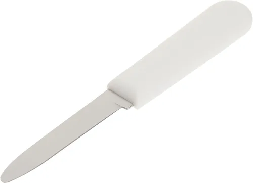 Vista 3 de Mercer Culinary Cuchillo para almejas con mango de polietileno, 3-1/4, blanco