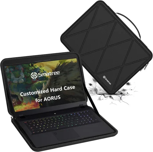 Vista 13 de Smatree Funda protectora rígida de EVA compatible con portátil GIGABYTE U4 UD de 14 pulgadas, GIGABYTE de 14 pulgadas, funda de transporte