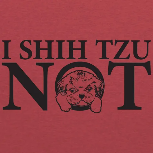 Vista 2 de I Shih Tzu Not - Camiseta divertida para perro