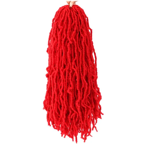 Vista 17 de Extensiones de cabello sintético de ganchillo de 18 pulgadas, 6 paquetes de rastas suaves preenrolladas, extensiones de cabello sintético