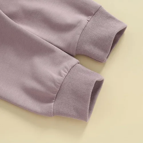 Vista 6 de LXXIASHI Conjunto de 2 piezas de sudadera con cuello redondo para bebé niña y niño, ropa de invierno