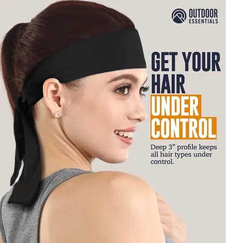 Vista 7 de Bandana deportiva estilo ninja para amarrarse el cabello, ideal para jugar tenis, para hombres, mujeres, niños y piratas, perfecta para karate