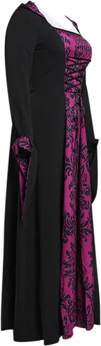 Vista 5 de Vestidos victorianos medievales para mujer, talla grande, vestido renacentista, disfraz de Halloween, cosplay, vestidos de baile hasta el suelo