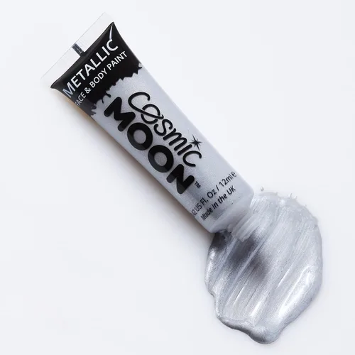 Vista 9 de Cosmic Moon - Maquillaje metálico para la cara y el cuerpo - 0.40 fl oz - ¡Crea fascinantes diseños de pintura facial metálica! - El juego de 8