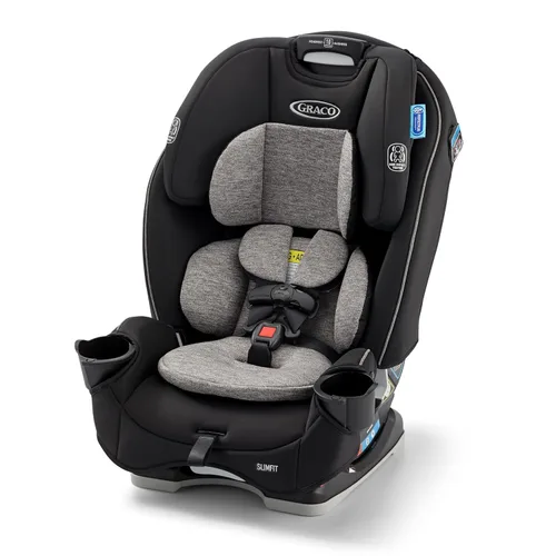 Vista 13 de Asiento de coche convertible 3 en 1 Graco Slimfit Diseño delgado y cómodo que ahorra espacio en su asiento trasero, Darcie