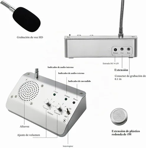 Vista 3 de Altavoz del intercomunicador del micrófono de la ventana de WWMFS, sistema de intercomunicación de la ventana de la manera