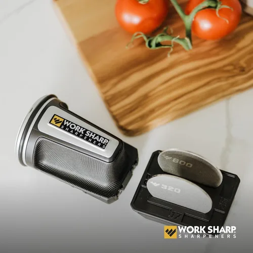 Vista 2 de Work Sharp Afilador de cuchillos rodantes, 4 ángulos de afilado, para todos los juegos de cuchillos de cocina