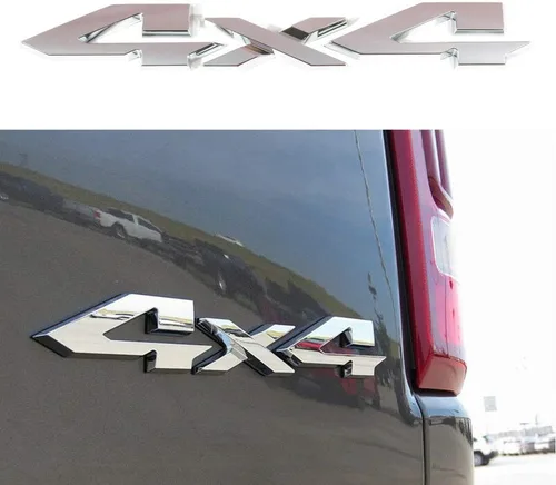 Vista 4 de yoaoo® 1 OEM RAM cromado 4 x 4 Emblema Insignia 3d emblema Decal Placa Plana