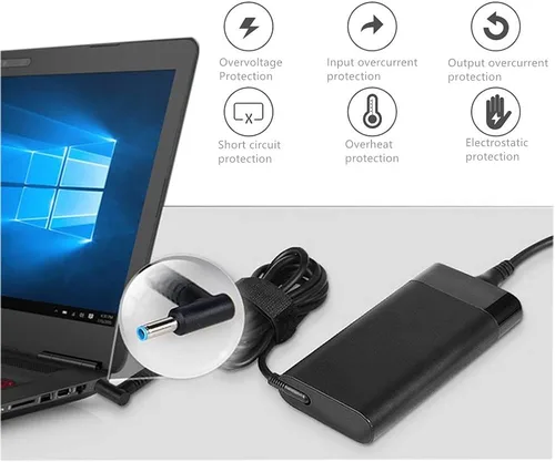Vista 3 de Cargador adaptador de 150 W para HP ZBook Studio G3 G4 G5 G6 G7 G8 OMEN por HP Laptop 15 17 Pavilion Gaming 15 17 Zbook 15 G3 G4 G5 G6 Adaptador