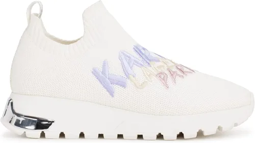Vista 5 de Karl Lagerfeld Paris Mirren - Tenis bordados sin cordones para mujer