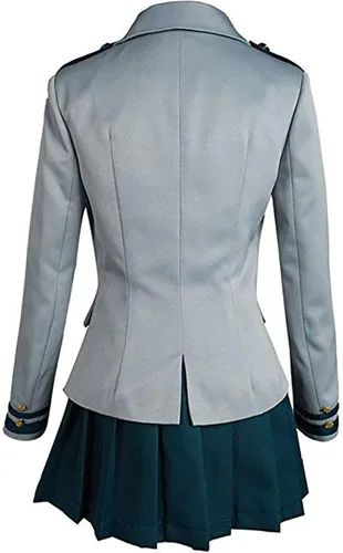 Vista 2 de Good Friend Mha Cosplay Bnha Cosplay Hero uniform Halloween costume with two keychains (S)
