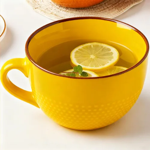 Vista 16 de Disoza Taza de Café Grande Violeta de 24 Onzas Taza de Sopa de Gran Tamaño Porcelana 700 ML Taza de Té XXL Cuencos de Cereales Taza de Sopa Ramen