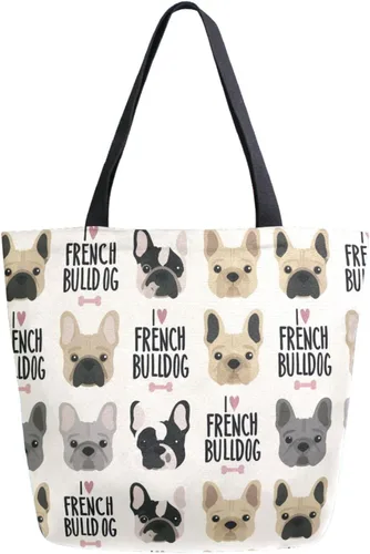 Vista 59 de Chic Funny Cute Pattern Big Handle Extra Large Shoulder Tote Bag for Beach Travel Weekender Gym Grocery Shopping
