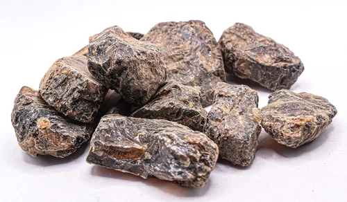 Vista 6 de HQRP 5 piezas de piedras en bruto ámbar negro miel natural fosilizado árbol resina piedras preciosas fósiles cristales minerales - Indonesia